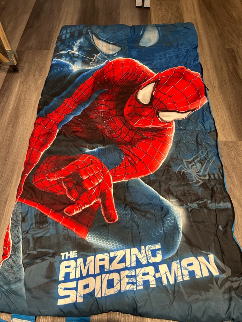 Marvel The Amazing Spider-Man Red & Blue Kids Sleeping Bag